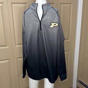 Men’s PURDUE ombré 1/4 zip